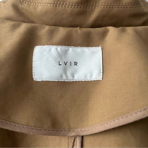 LVIR Cotton Convertible Trench Coat made in Korea - Picture 6 of 16